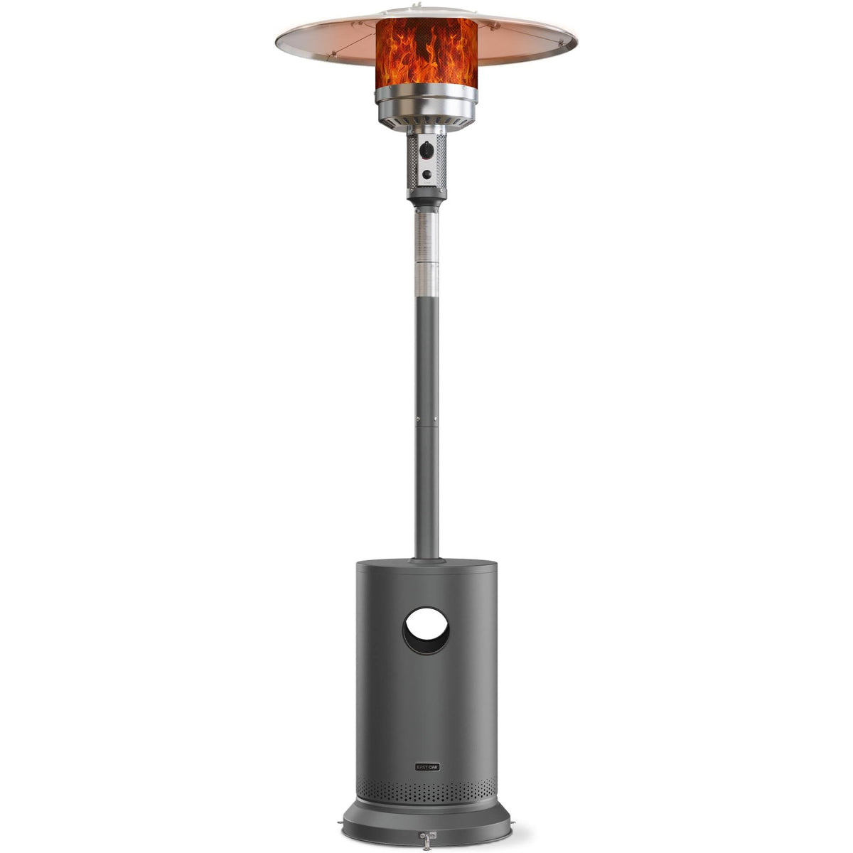 East Oak 48,000 BTU Patio Propane Heater - Grey