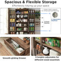 72 - Inch Tall Farmhouse Kitchen Pantry Cabinet - Stylish Storage Cupboard