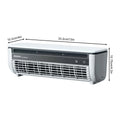 FYHALE 5, 000 BTU Wall Mounted Air Conditioner with Remote Control, Digital Display, Cool up to 150 Sq. Ft, Perfect
