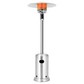 50,000 BTU Propane Patio Heater, Standing Stainless Steel Outdoor Heater with Wheels, Triple Protection, CSA Certified for Deck & Commercial