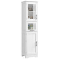 Bathroom Cabinet, Tall Storage Cabinet with Doors and Adjustable Shelf, Freestanding Floor Pantry Cabinet