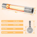 Tangkula 1500W Wall - Mounted Patio Heater, Kitchen Appliance