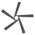WINGBO 54 DC Ceiling Fan with Lights and Remote Control, 5 Reversible Carved Wood Blades Brass/Black