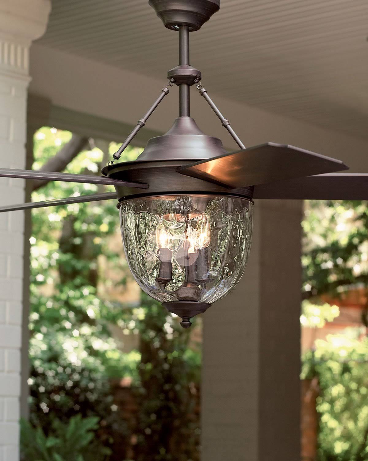 Litex E-KM52ABZ5LKRC Knightsbridge Collection 52 - Inch Indoor/Outdoor Ceiling Fan
