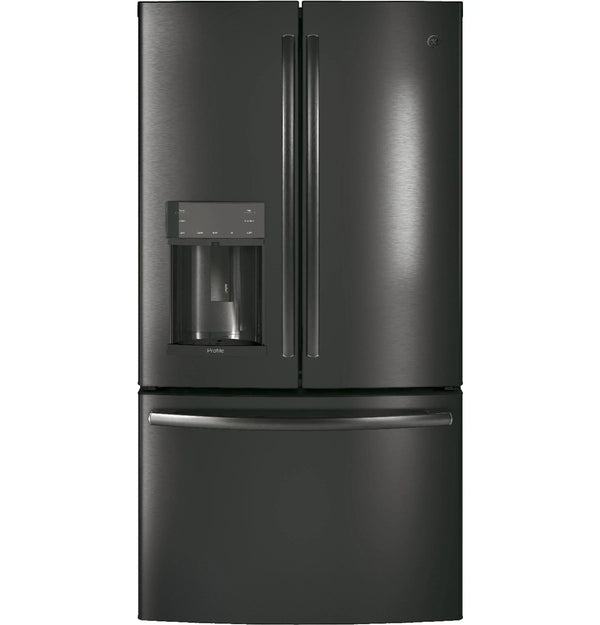 Appliances PFE28KBLTS 36 Inch French Door Refrigerator Black Stainless Steel