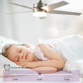 Uforic 52" Modern Ceiling Fan with Lights and Remote Control, 5 - Blade Ceiling Fan