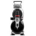Pointzero 1/5 HP Airbrush Compressor with Air Tank, Regulator, Gauge and Water Trap - Quiet Portable Pump