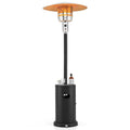 50,000 BTU Propane Outdoor Heater, Round Patio Heater with Stainless Steel Burner, Tip - Over, Flame - Out Protection, Wheels, CSA Certificated