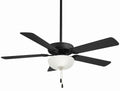 Minka Aire Fans - Contractor II Uni - Pack - 5 Blade Ceiling Fan with Light Kit - 18