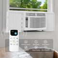 Window Air Conditioner 6000 BTU Cool to 250 Sq Ft Intelligent, LED, Remote Control, Easy to Clean Filter Screen, Can Be Used As a Dehumidifier/Fan