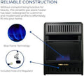 ML100TBAHR Ventless Propane Gas Blue Flame Space Heater with Thermostat Control