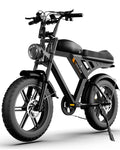 Movcan V30 Electric Bike for Adult, 1000W 20" Fat Tire 48V 15.6AH Removable Battery, 28MPH 7-Speed Disc Brake Off - Road Mountain Ebike UL2849