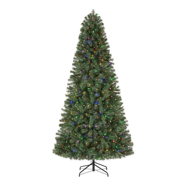 7.5ft LED Festive Pine Pre-Lit Christmas Tree: Home Accents Holiday
