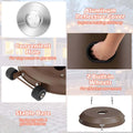 50,000 BTU Propane Outdoor Heater, Round Patio Heater with Stainless Steel Burner, Tip - Over, Flame - Out Protection, Wheels, CSA Certificated