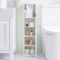 Tangkula Slim Bathroom Storage Cabinet with Door