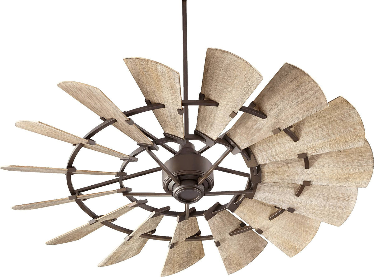 Quorum Windmill 60" Ceiling Fan - Oiled Bronze - 96015 - 86