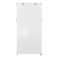 Kitchen Storage Cabinet Pantry Cabinet, White Storage Cupboard Pantry with 2 Doors, 2 Drawers & Microwave Shelf, Freestanding Kitchen Storage Buffet