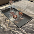 JASIWAY Elegant Sintered Stone Square Coffee Table