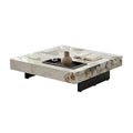 JASIWAY Elegant Sintered Stone Square Coffee Table