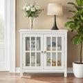 Portland 2 - Door Glass Cabinet by Simple Living