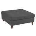 5-Piece Corduroy Modular Sectional Sofa with Ottoman