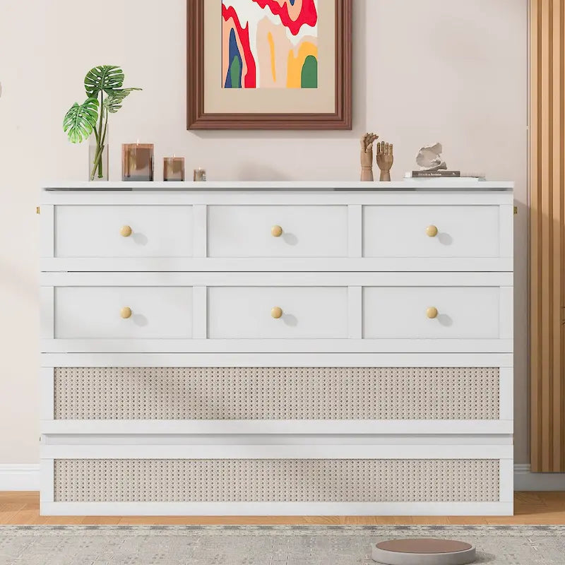 Nestfair Full - Size Murphy Bed with Spacious Drawers