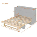 Nestfair Full - Size Murphy Bed with Spacious Drawers