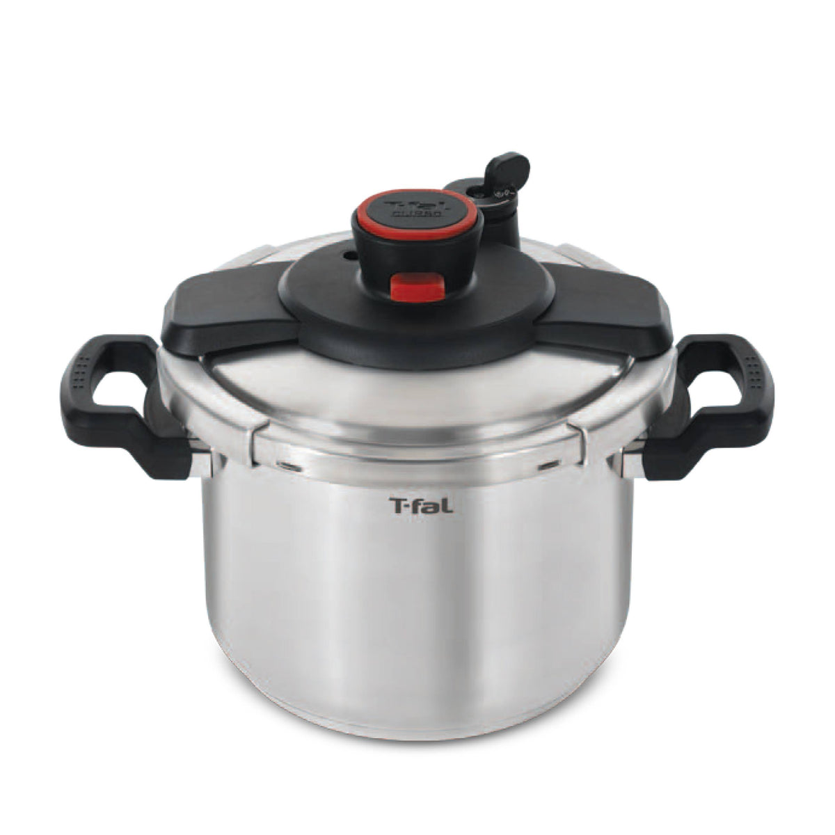 T - Fal Clipso Stainless Steel Pressure Cooker Cookware - 6.3 qt - Silver