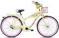 26" Margaritaville Women'S 3-Speed Cruiser Bike, Yellow