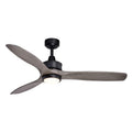 Vaxcel Curtiss Satin Brass Mid - Century Modern MCM Wood Propeller Ceiling Fan with LED Light Kit and Remote