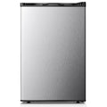 KNDKO 3.2cu.ft Upright Freezer, Compact Freezer with Removable Shelves, Adjustable Thermostat for Home/Kitchen/Office, SILVER