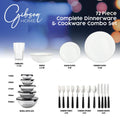 Gibson Home 71 Piece Stainless Steel Silver Cookware Combo Set