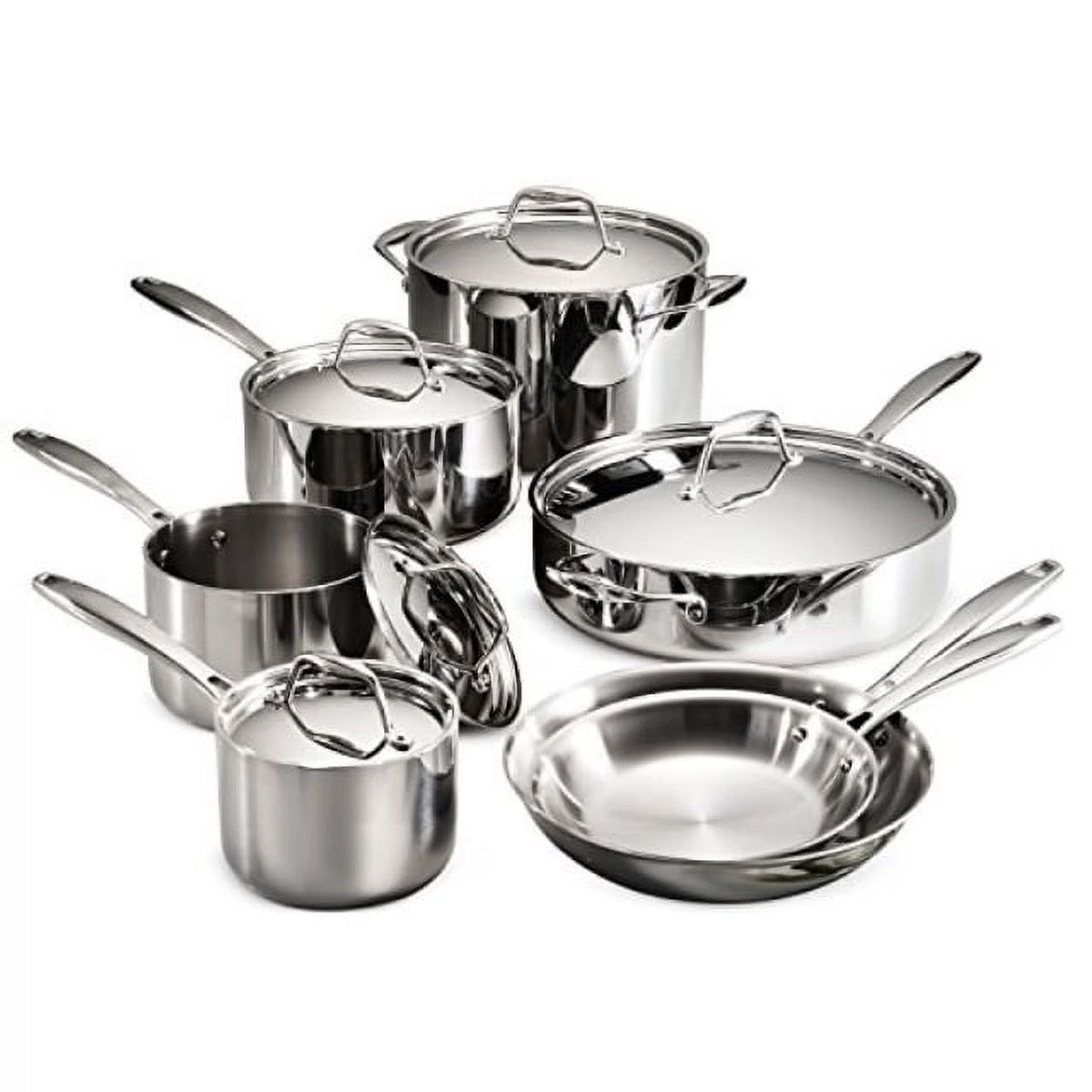 Tramontina Stainless Steel 12pc Cookware Set