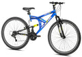 29" Kent Flexor Dual Suspension Mountain Bike, Adult Ages 14+, Blue
