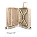 Ifly Hardside Fibertech Luggage 28" Checked Luggage, Champagne