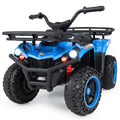 24V Kids ATV Ride On Quad, Electric 4 Wheeler Toy with 5Mph Max Speed, LED Headlights, Music, Front & Rear Storage for Boys Girls
