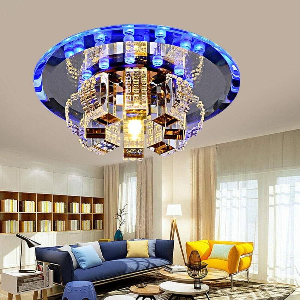 Crystal Chandelier LED Lamp House of Hampton, Home Lighting Fixture