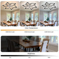 Garwarm Dimmable Ceiling Fan with Light and Remote Control, 27" Small Flush Mounted Ceiling Fan