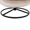 Velvet Swivel Accent Chair with Ottoman, Modern Chaise Lounge Chair with Metal Frame and Footstool, Comfy Armchair Reading Chair