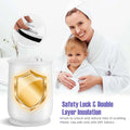 21L Large Towel Warmer Bucket for Bathroom, Hot Towel Heater with Flip-top Lid, Child Safety Lock & Auto Shut Off, Blanket Warmer for Bathrobes