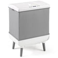 35L Large Towel Warmer Bucket for Bathroom, Foldable Blanket Warmer with Heat/Dry Modes, 24H Timer, Child Lock, Fits 3 Oversized 45"x70" Towels