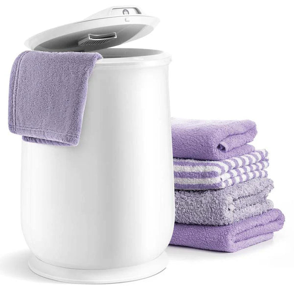 21L Large Towel Warmer Bucket for Bathroom, Hot Towel Heater with Flip-top Lid, Child Safety Lock & Auto Shut Off, Blanket Warmer for Bathrobes