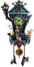 The Bradford Exchange the Nightmare Before Christmas Cuckoo Clock, 21 in, Musical, Light - up, Limited Edition