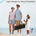 Favory Double - Room Shower Tent, Oversize Space Privacy Shelter for Camping with Floor, Portable Camping Changing Tent with Removable Rain Fly, Storage Bag for Dressing, Toilet, Brown