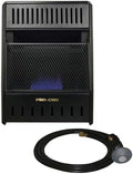 ML100TBAHR Ventless Propane Gas Blue Flame Space Heater with Thermostat Control